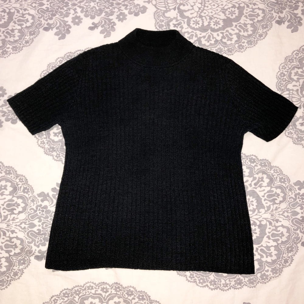 Vintage First Issue Black ribbed top